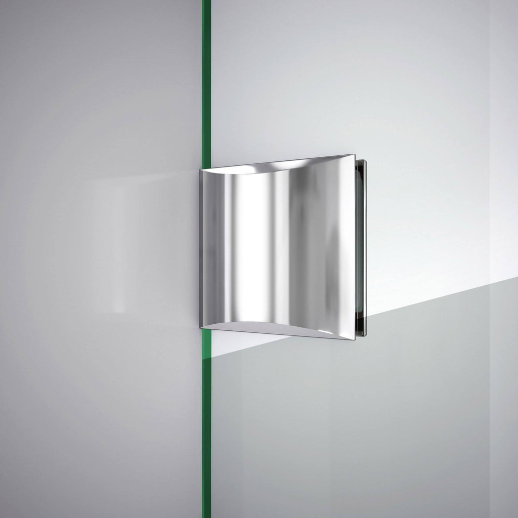 Chrome Frameless Hinged Shower Door U286