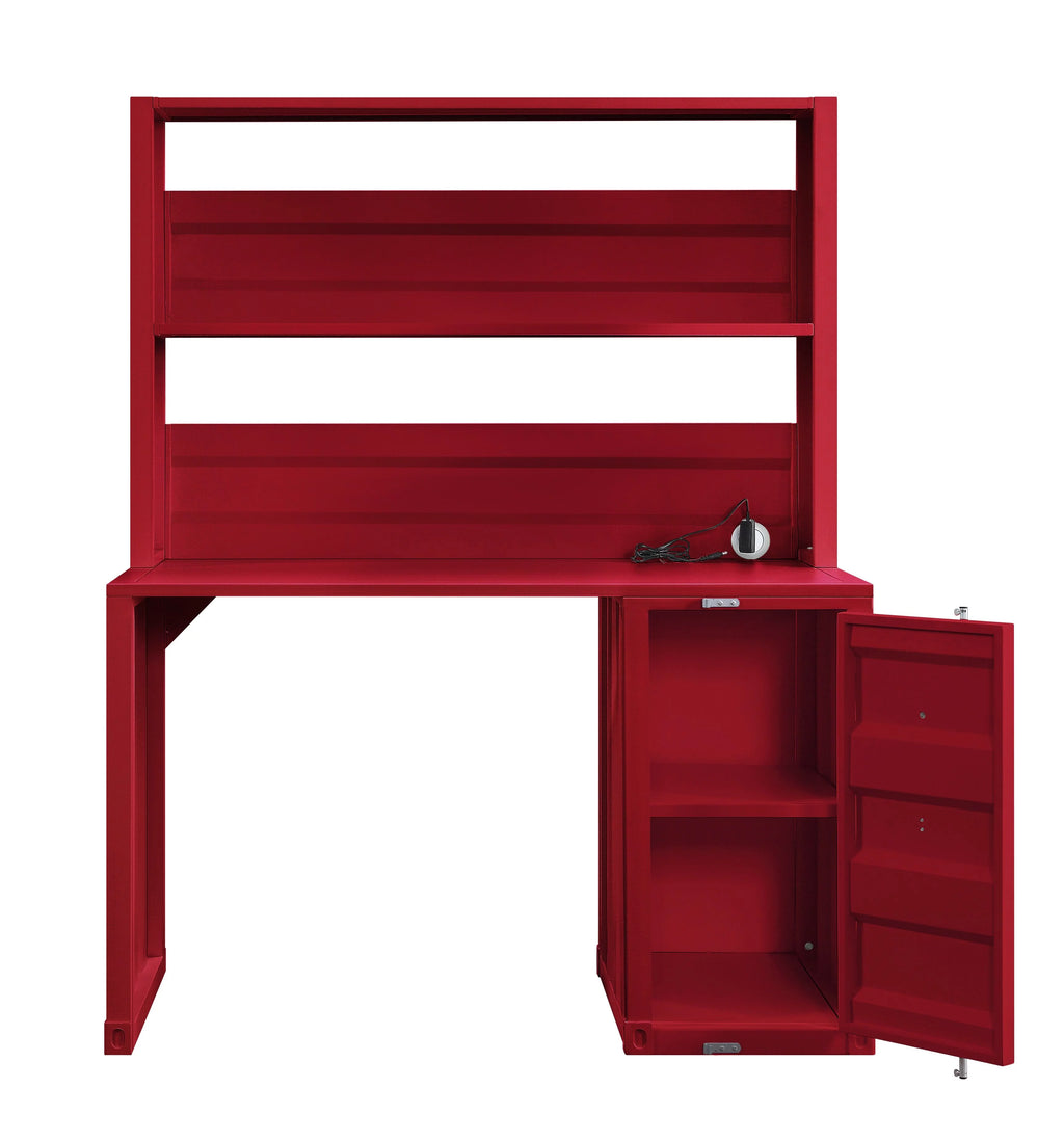 Cargo Wardrobe Double Door Red Q900