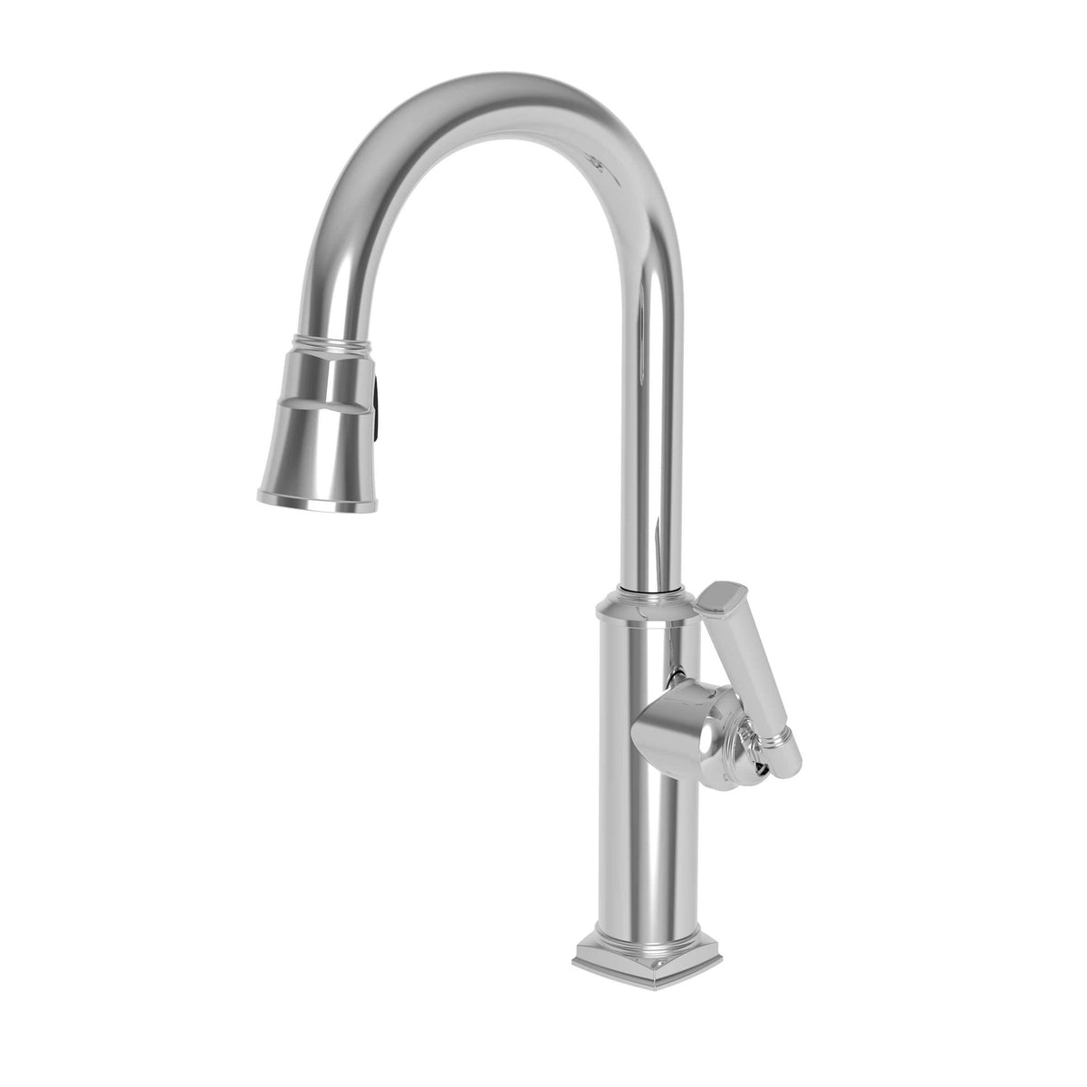 Aged Brass Pull-Down Kitchen Faucet D442