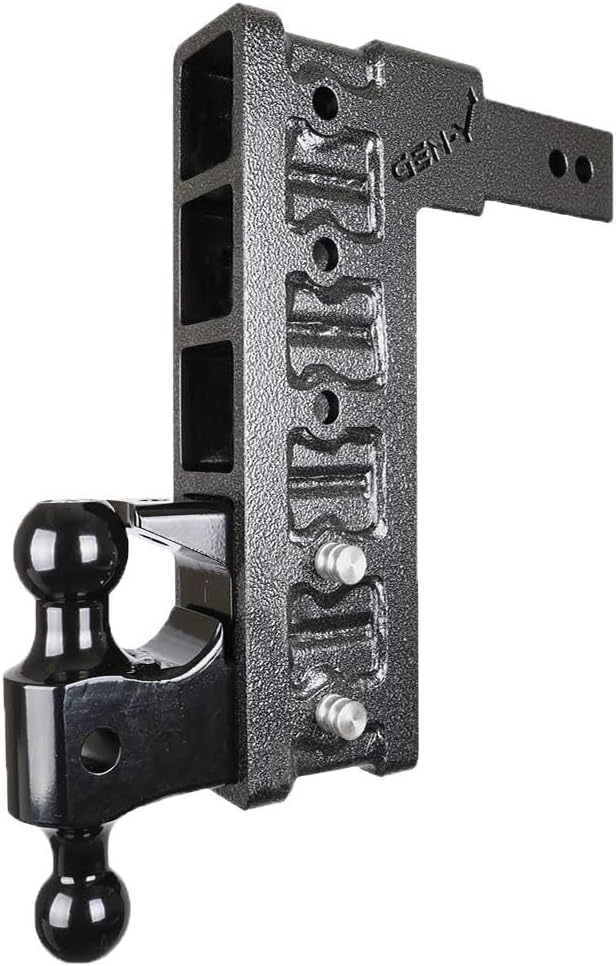 Drop Hitch 3" Receiver Class V 32,000lb Towing Hitch with Dual Hitch Ball, Pintle Lock & 2 3/4" Hitch Pins C342775