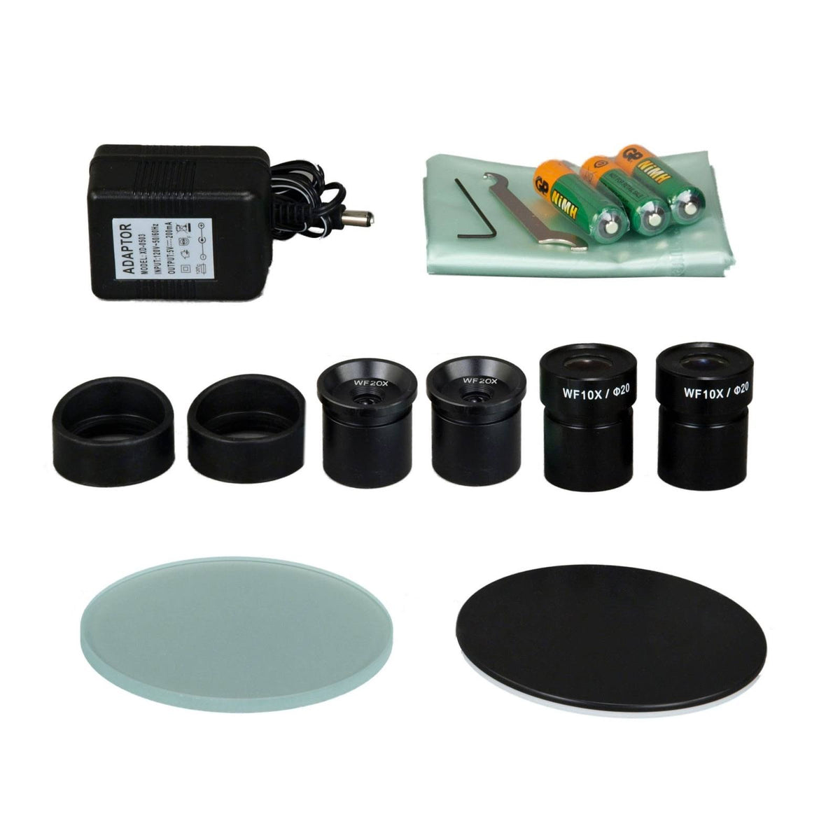 Binocular Stereo Microscope with Dual LED Lights and 1.3MP USB Camera X968