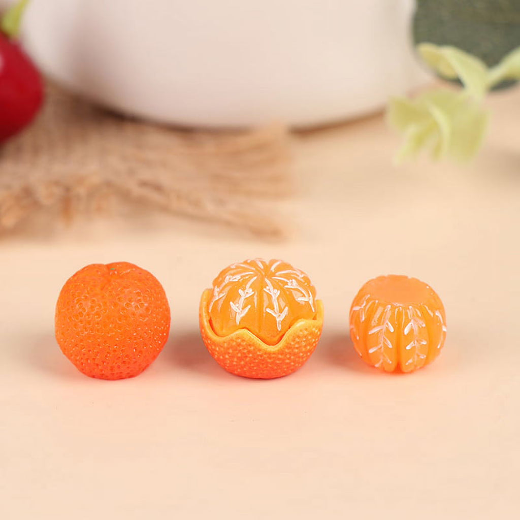 1:12 Dollhouse Mini Orange Model Food Play DIY Kitchen Supermarket decor H204