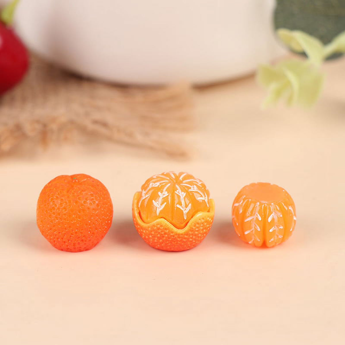 1:12 Dollhouse Mini Orange Model Food Play DIY Kitchen Supermarket decor H204