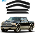 4-Piece Side Window Deflectors Rain Guards for Dodge Ram Crew Cab E8915