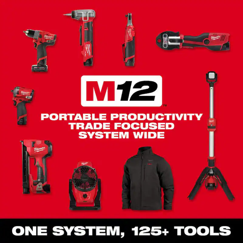 12V Lithium-Ion Cordless Drill Driver/Impact Driver Combo Kit G24893