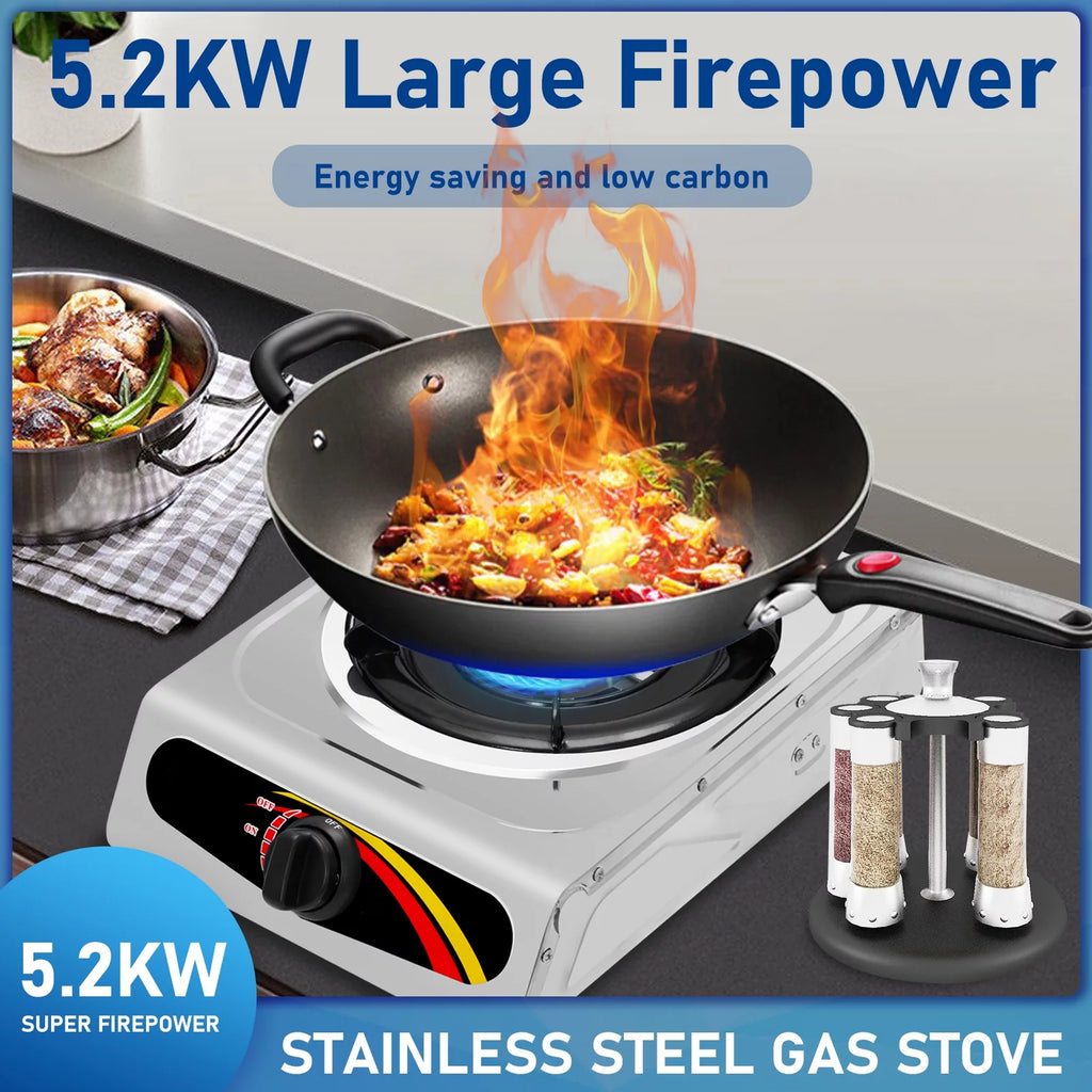 Portable Camping Stove Butane Gas Cooker W718734