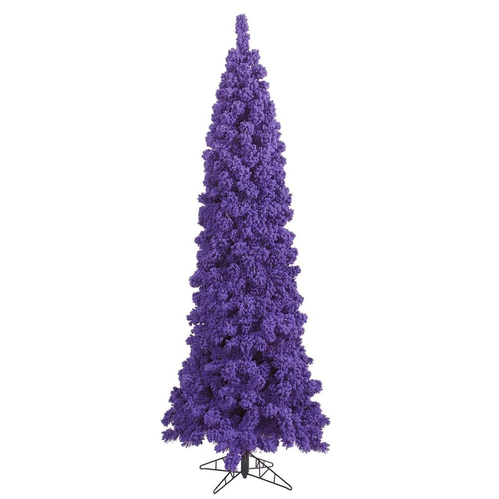 Flocked Purple Pencil H494