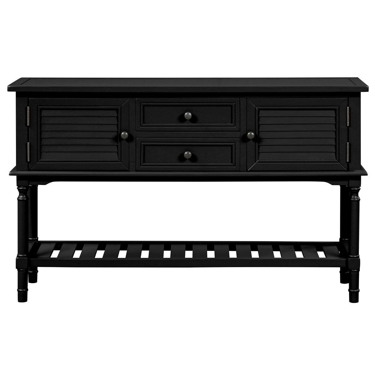 Navy Blue Console Table with 2 Drawers K596
