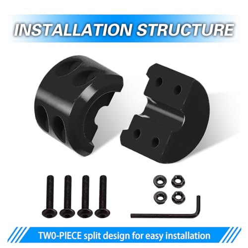 Black Trailer Winch Cable Hitch Stopper with Metal Installation Tool K209974