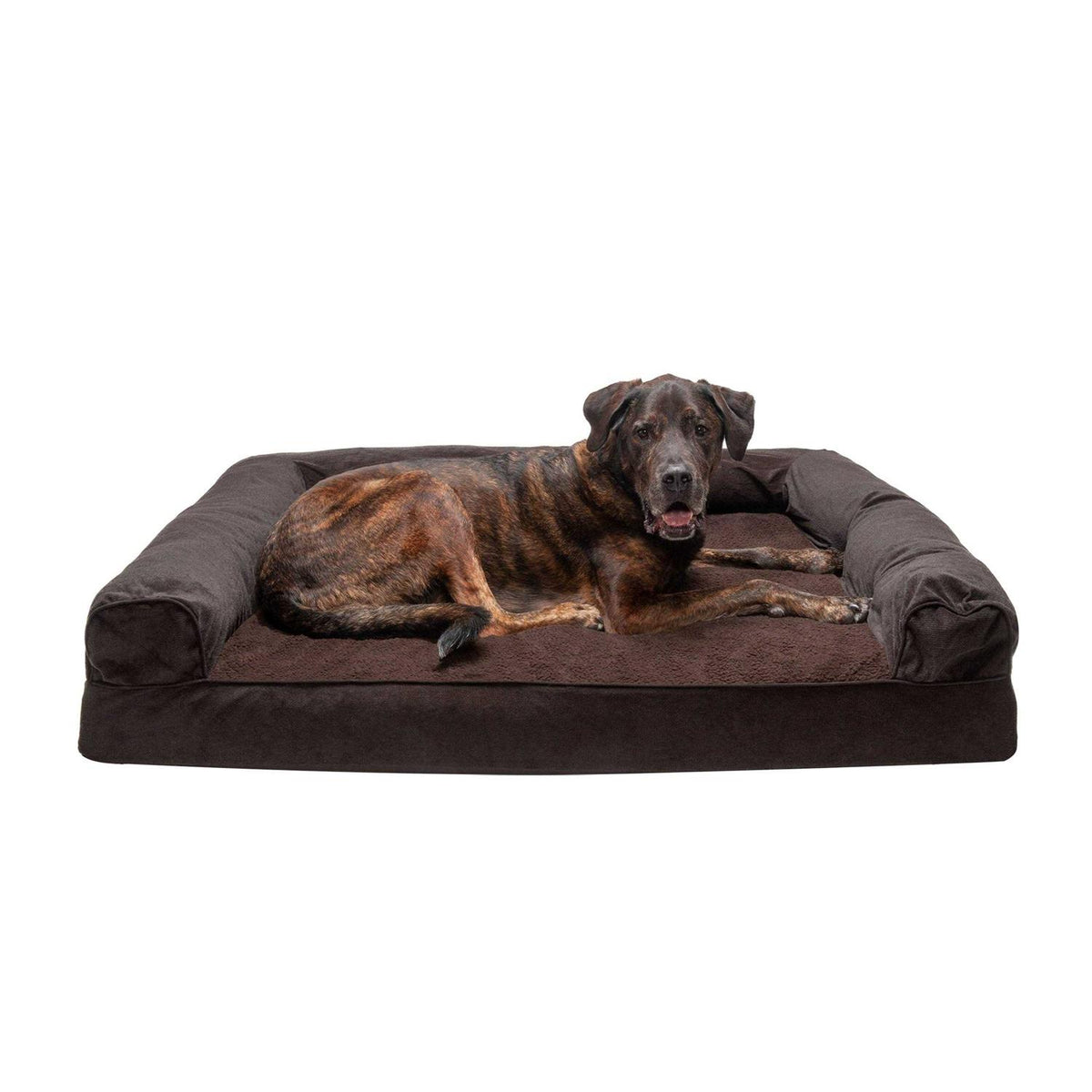 Faux Fleece Chenille Sofa Pet Bed E82332