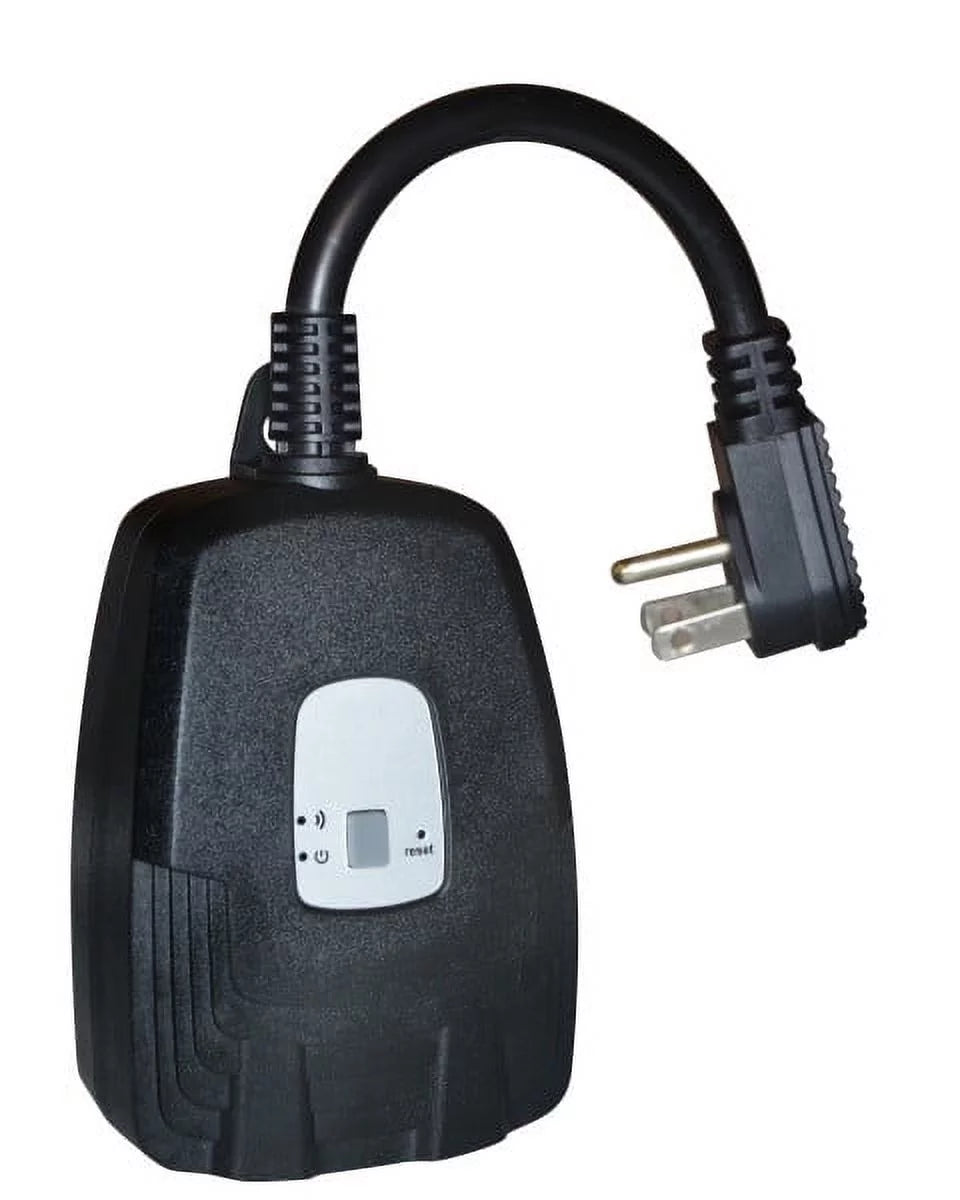 Outdoor Wi-Fi Plug-In Switch, 2 Grounded Outlets, Weather Resistant X83958