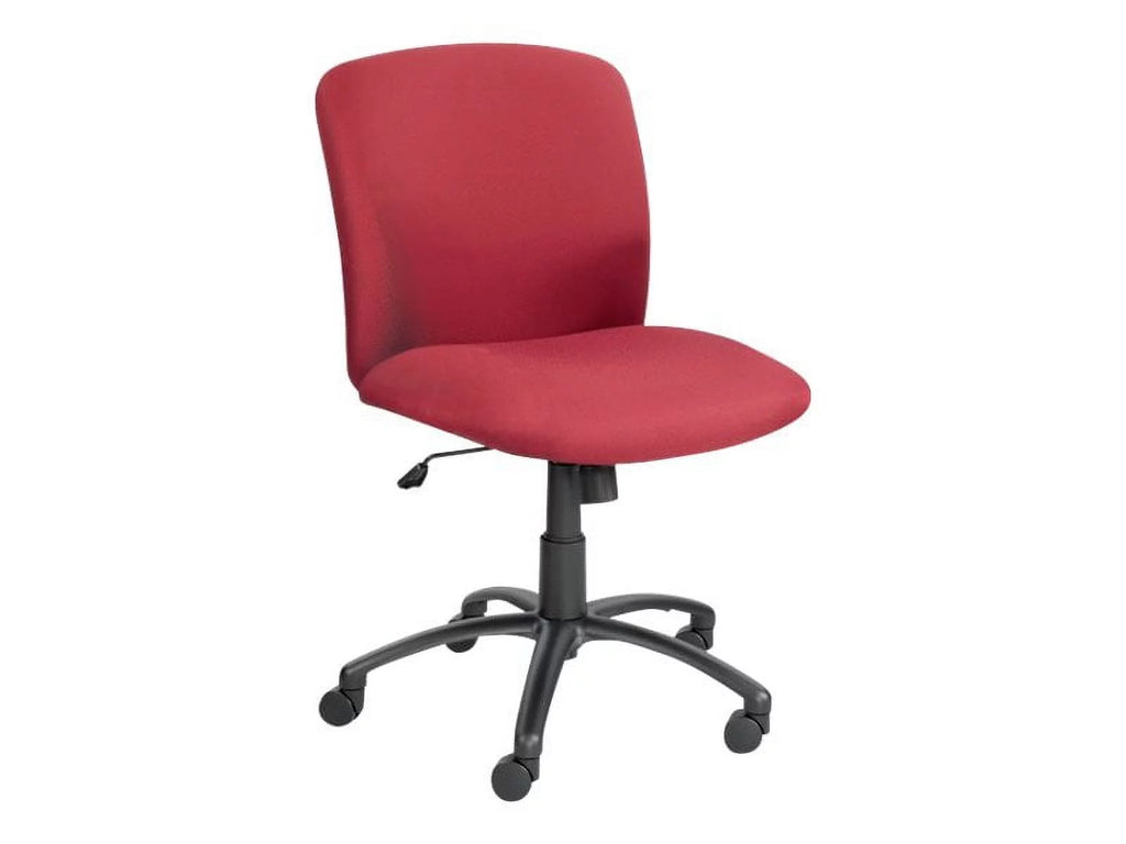 Burgundy Polyester Swivel Chair L65700