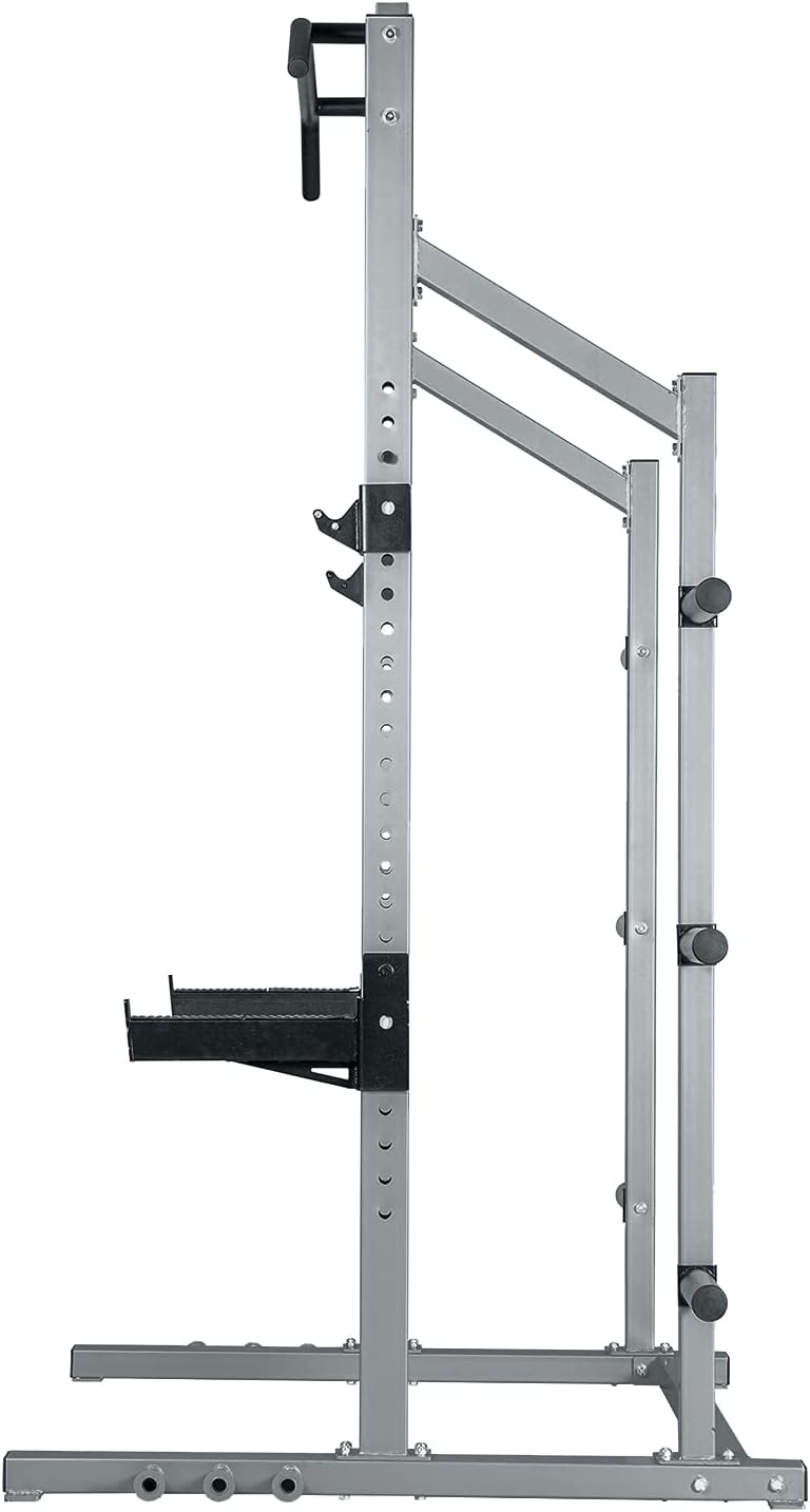 Power Rack Squat Stand Weight Rack with Pull Up Attachment J46983