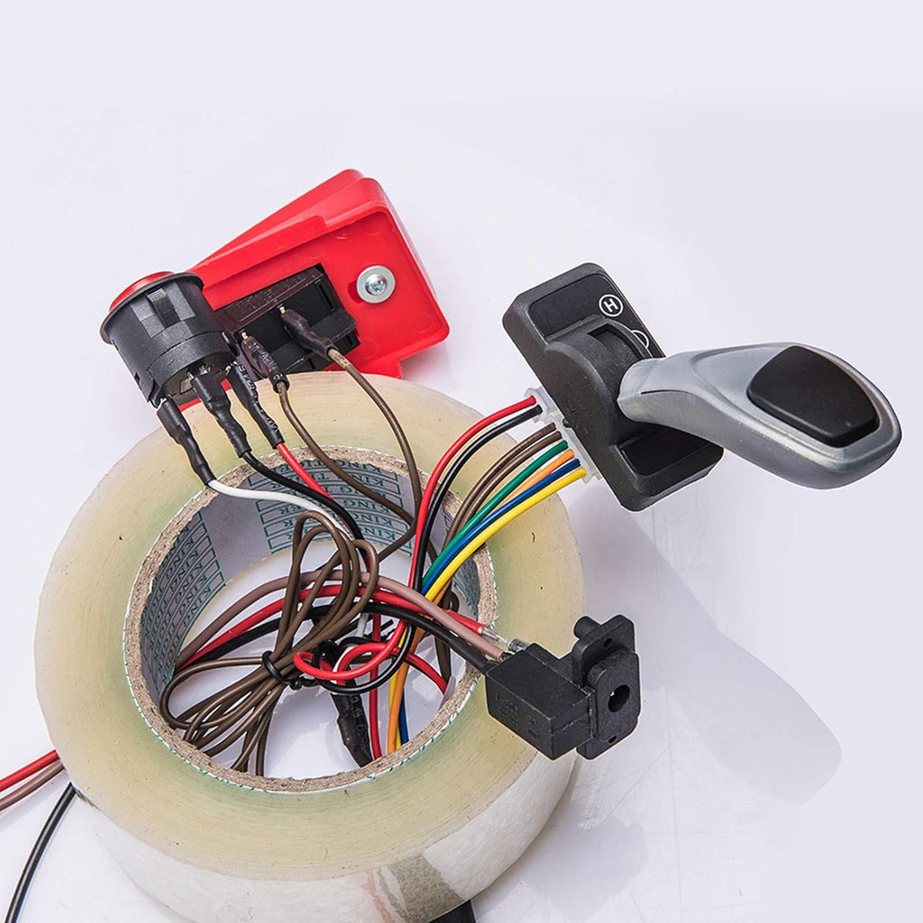 12 Volt Children Electric Car Wires and Switch Kit with 2.4G Bluetooth Remote Control and Receiver H909
