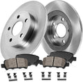305mm 5 Lug Brake Disc Rotors + Ceramic Pads + Hardware D2579