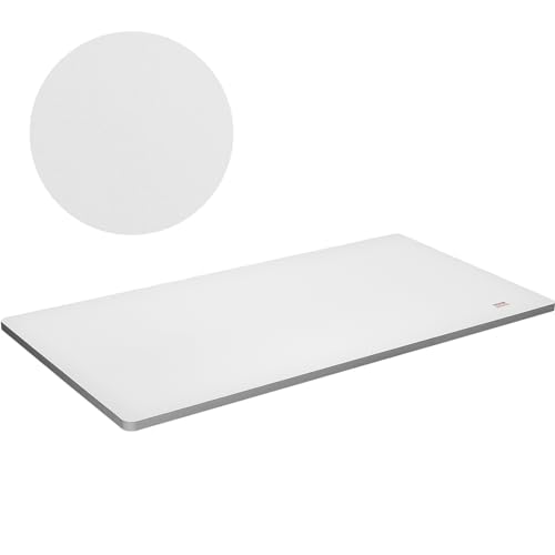 White 55" x 28" x 1" Solid Particle Board Desk Top E226