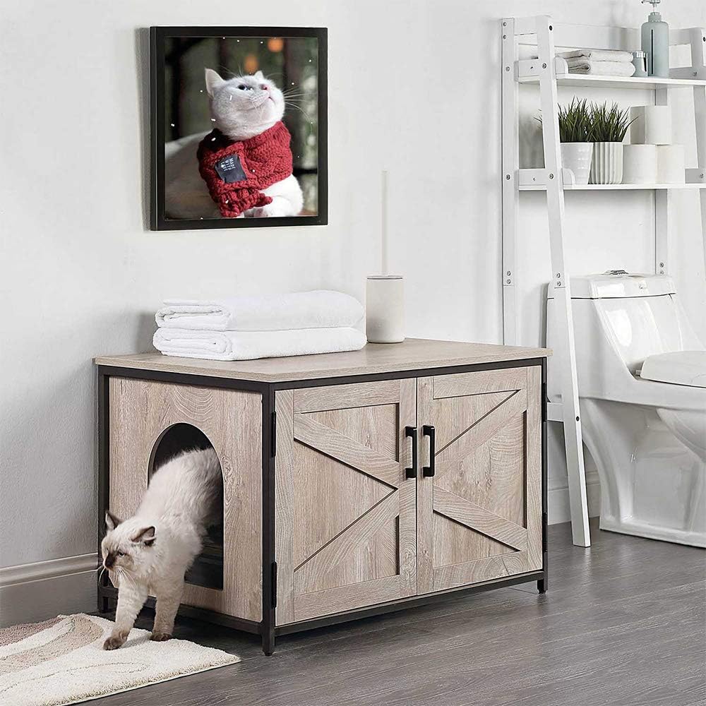 Cat Litter Box Enclosure with Top Opening G369830
