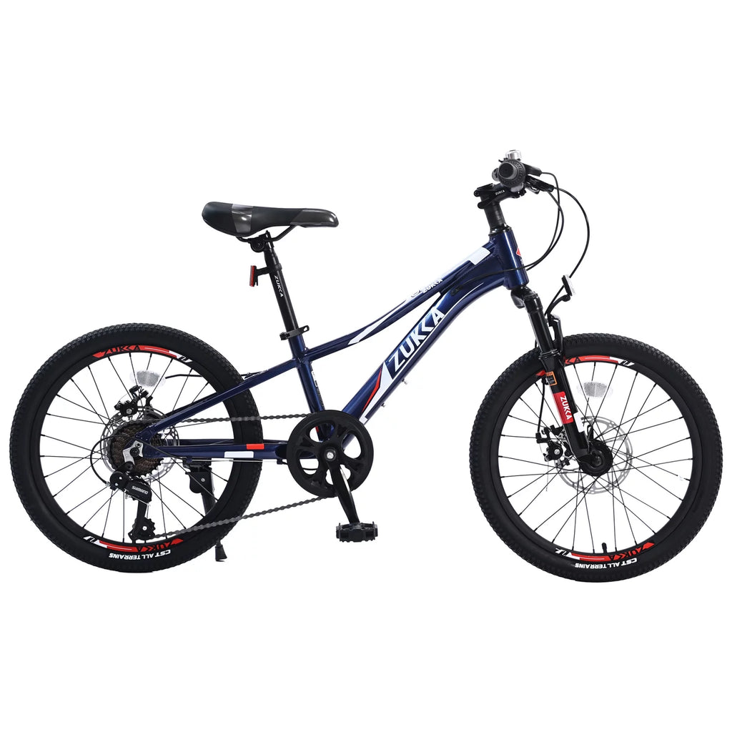 24 in 7-Speed Aluminum Mountain Bike with Double Disc Brake H5662
