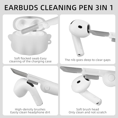 Glow in The Dark Soft Silicone Case Cover for AirPods 4 C878530