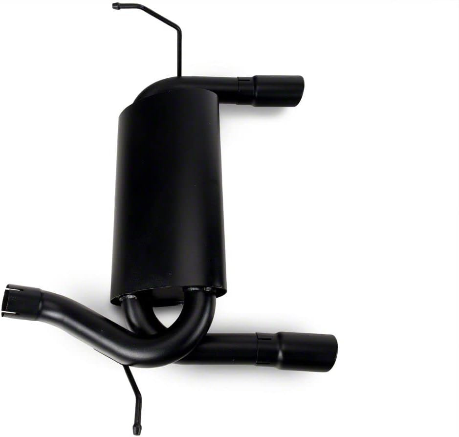 Dual Outlet Axle-Back Exhaust with Black Tips B393994