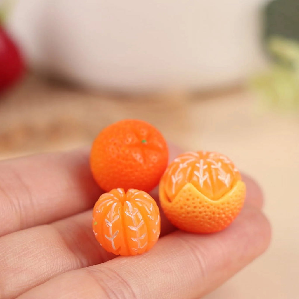 1:12 Dollhouse Mini Orange Model Food Play DIY Kitchen Supermarket decor H204