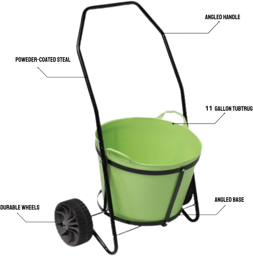 Garden Cart with 11 Gallon Bucket J852