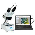 Binocular Stereo Microscope with Dual LED Lights and 1.3MP USB Camera X968