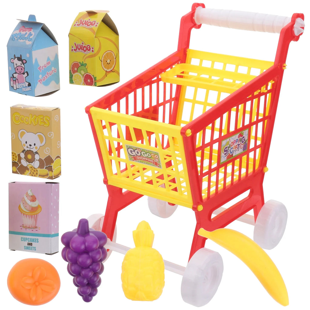 Red Kid Shopping Cart Plaything E509087