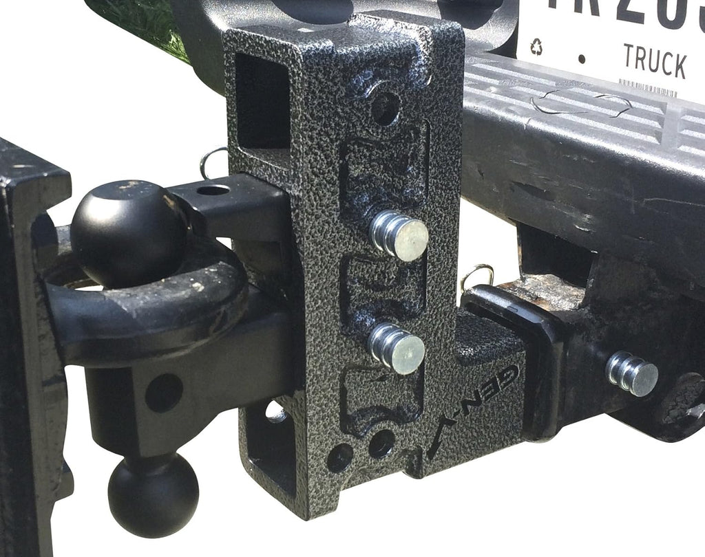 Drop Hitch 3" Receiver Class V 32,000lb Towing Hitch with Dual Hitch Ball, Pintle Lock & 2 3/4" Hitch Pins C342775