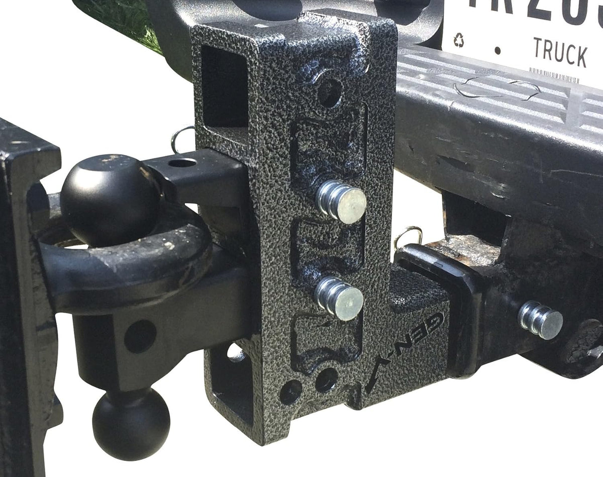 Drop Hitch 3" Receiver Class V 32,000lb Towing Hitch with Dual Hitch Ball, Pintle Lock & 2 3/4" Hitch Pins C342775