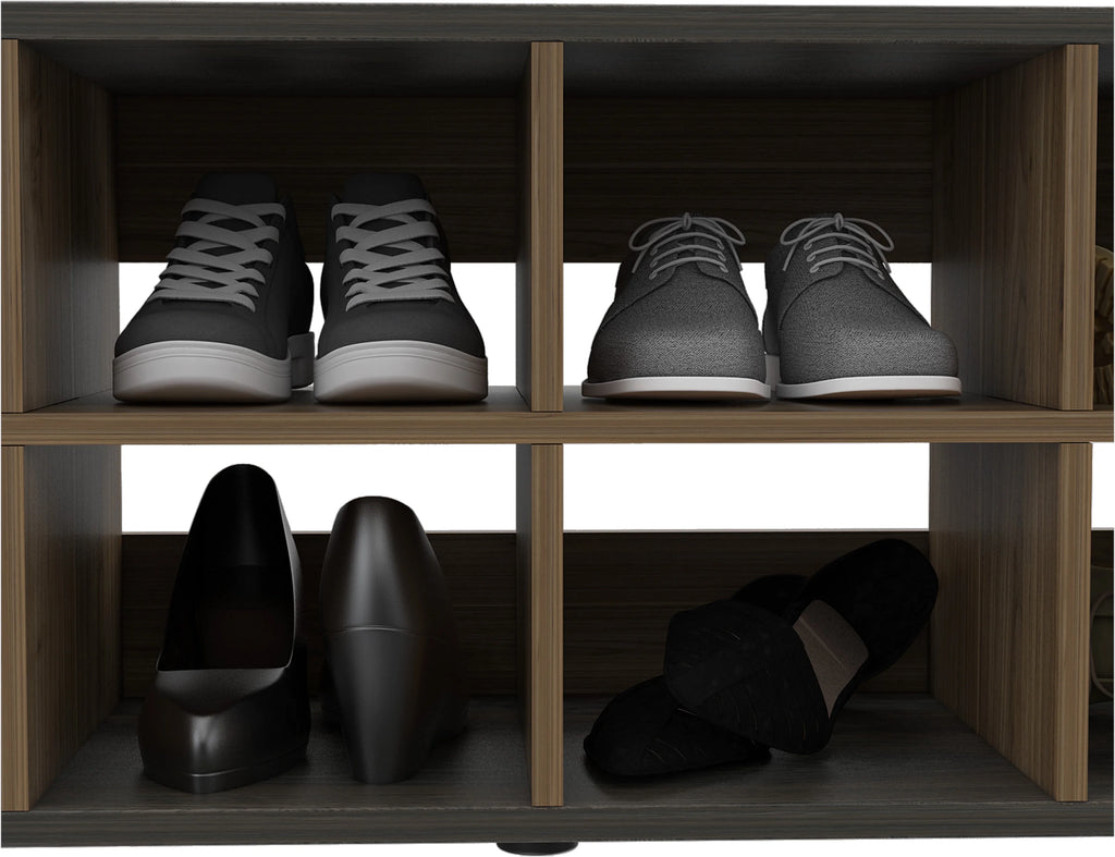 40-inch Wide Entryway Storage Unit, 8 Shoe Capacity H4650