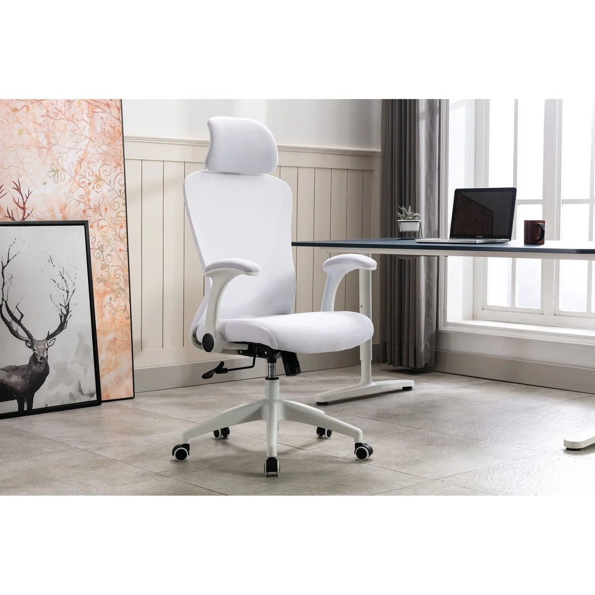 Blue Mesh Swivel Office Chair I44886