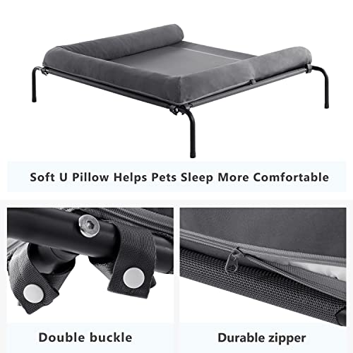 Cooling Elevated Dog Bed with Breathable Mesh P412766