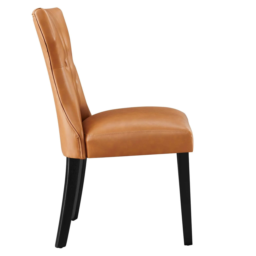 Tan Vinyl Side Chair N785327