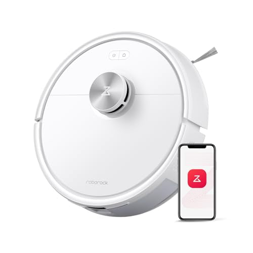 Black Robot Vacuum and Mop with Self-Emptying Z101448