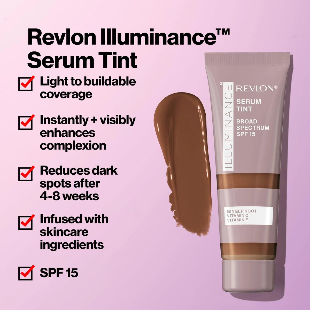 Tinted Serum with Triple Hyaluronic Acid and Spf 15 W39176