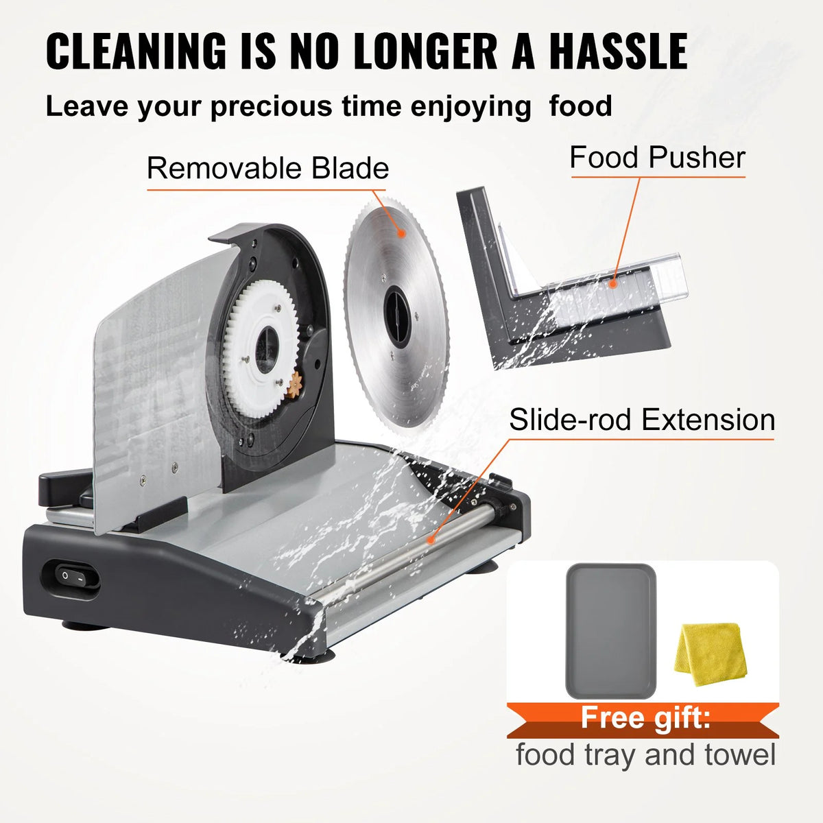 7.5" Electric Meat Slicer 200W J37425