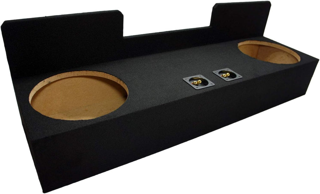 Compatible with 1995-2004 Toyota Tacoma Extended Cab Dual 12 Sub Box Enclosure & Amp W40531