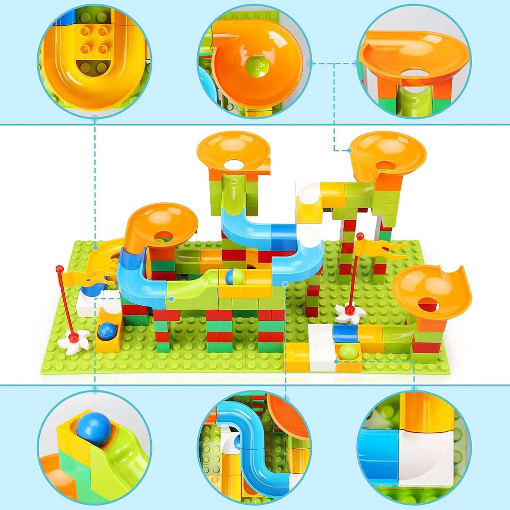 152 PCS Marble Run Set Building Blocks W429756