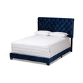 King Velvet Bed S9308