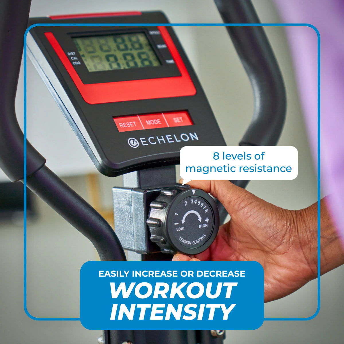 Elliptical Trainer with 8 Levels of Magnetic Resistance P765282