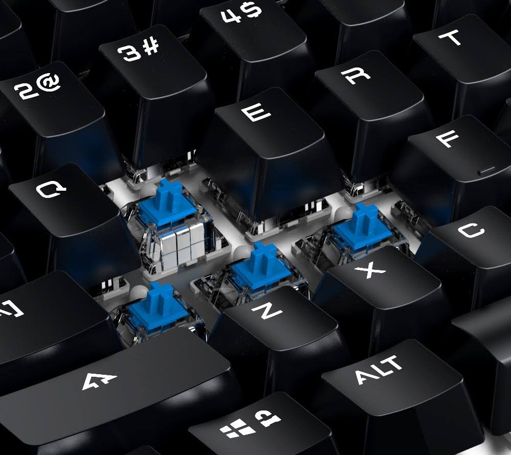 Wireless Mechanical Gaming Keyboard with Aluminium Alloy Top Plate K69636