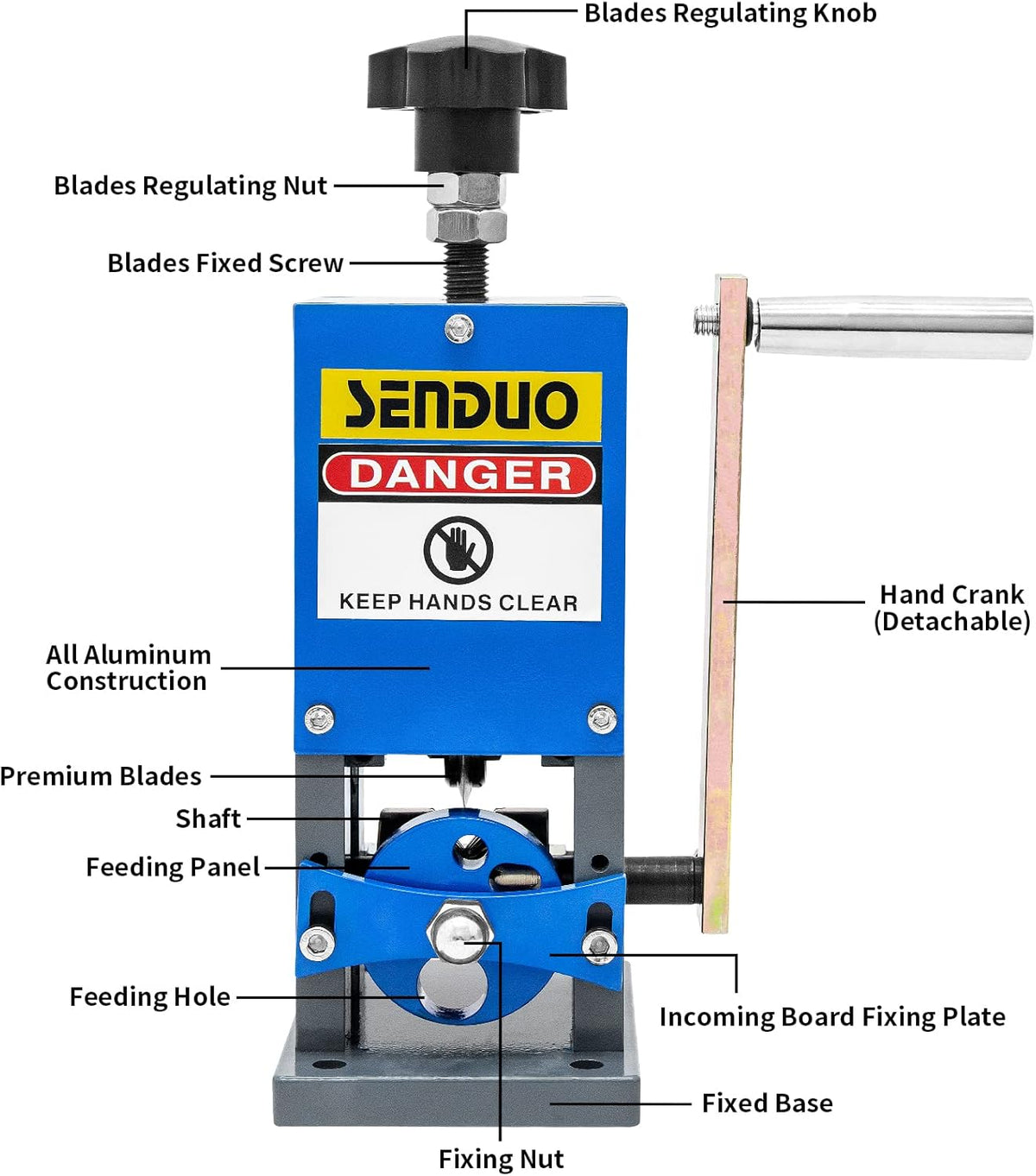 Manual Wire Stripping Machine with Hand Crank H29399