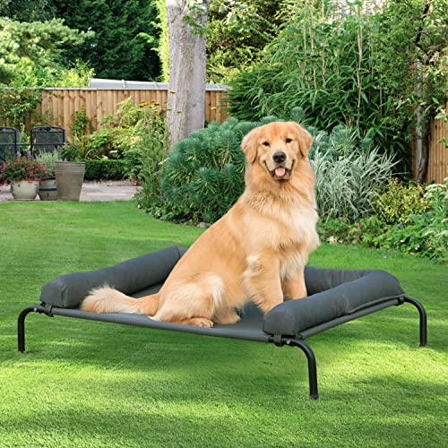 Cooling Elevated Dog Bed with Breathable Mesh P412766