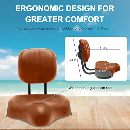 Oversized Bike Saddle with Backrest O49737