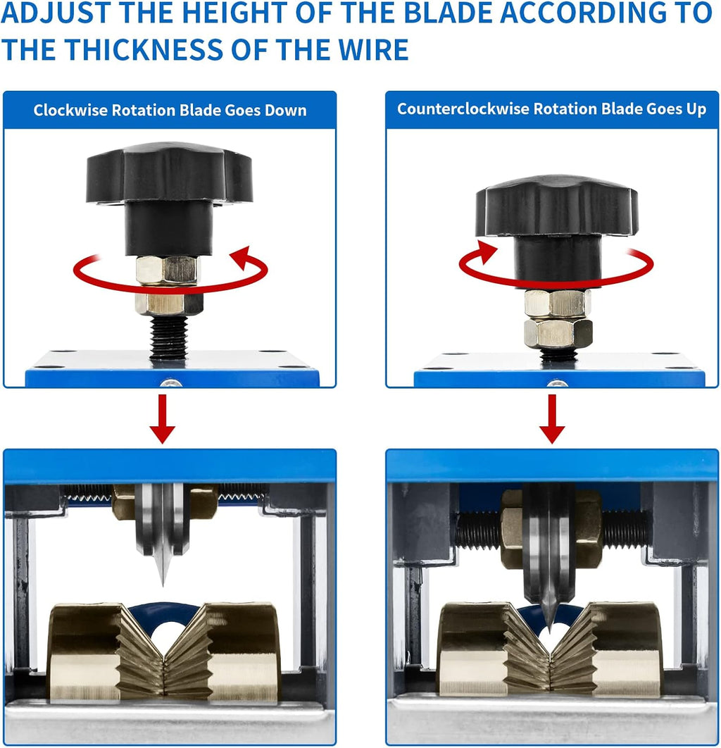 Manual Wire Stripping Machine with Hand Crank H29399