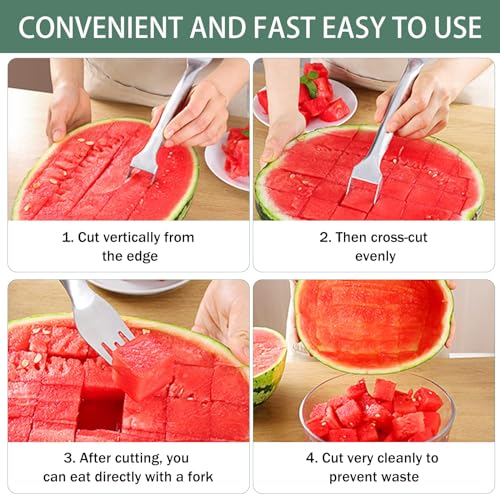 2-in-1 Stainless Steel Fruit Cutter S91636