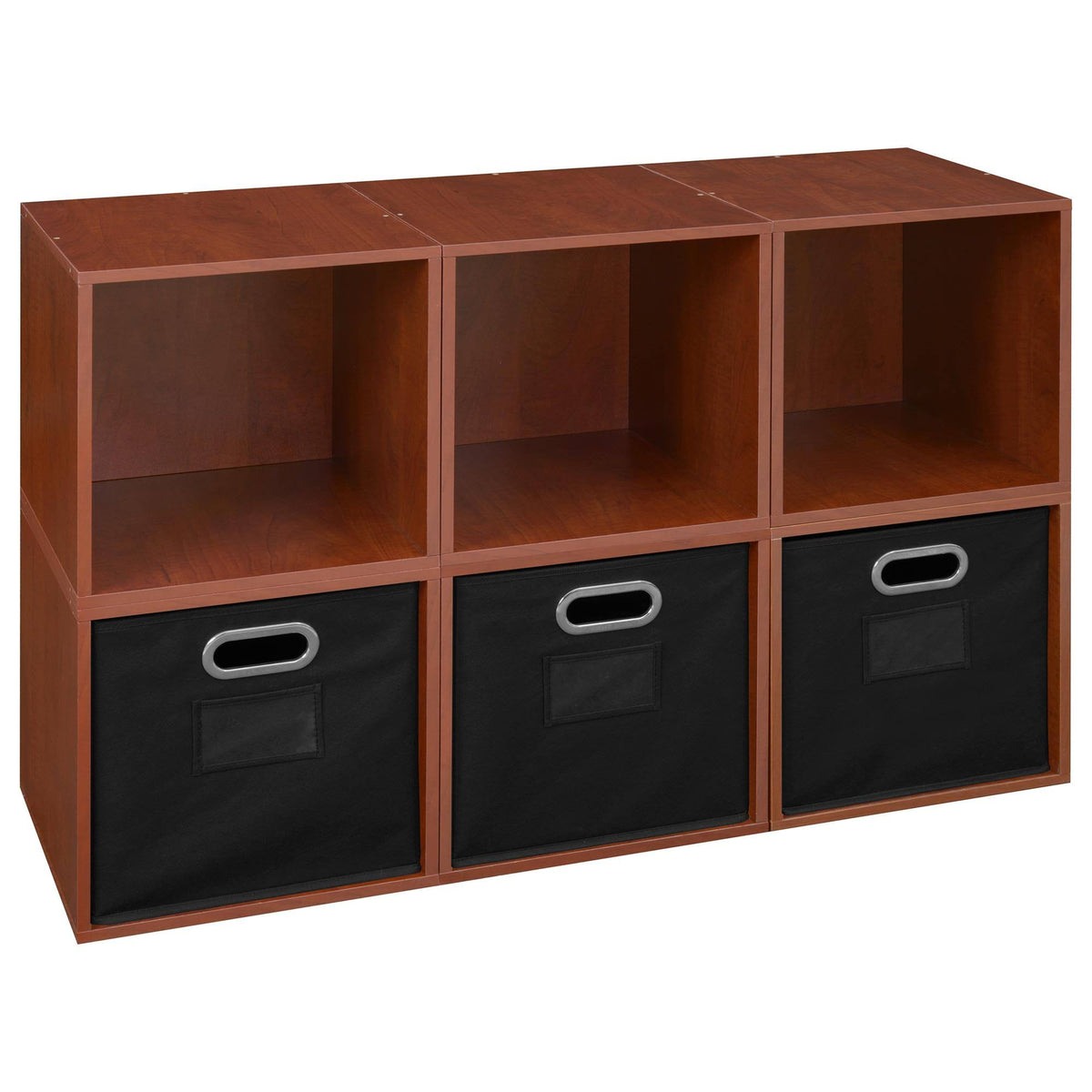 6 Cube Storage Set with 3 Canvas Bins X2032