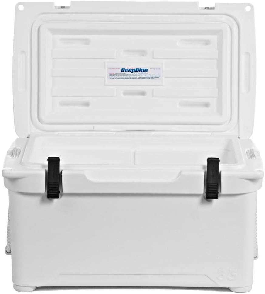 White 36 Can Rotationally Molded Cooler G6033