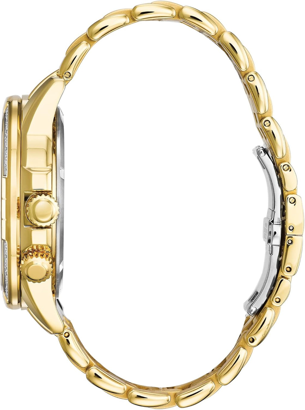 Gold-Tone Stainless Steel Eco-Drive Watch I3815